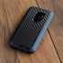 Black Carbon Fiber Specialty Texture Material Otterbox Defender Galaxy Skin