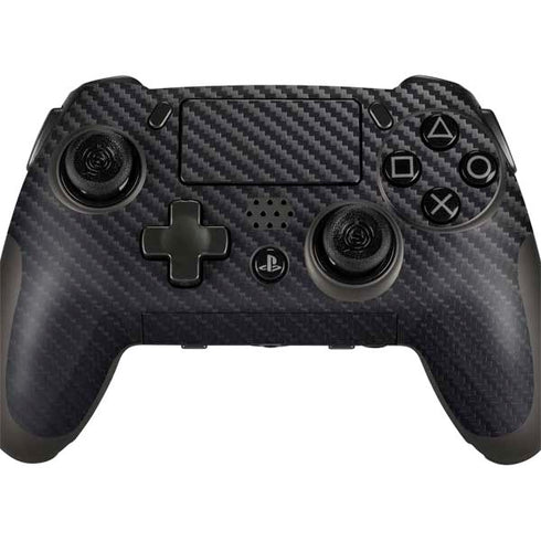 Black Carbon Fiber Specialty Texture Material PlayStation Scuf Vantage 2 Controller Skin