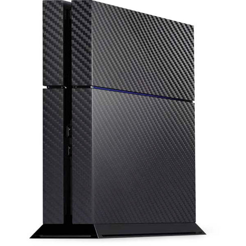 Black Carbon Fiber Specialty Texture Material PS4 Console Skin