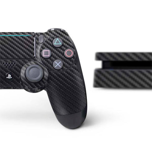 Black Carbon Fiber Specialty Texture Material PS4 Slim Bundle Skin