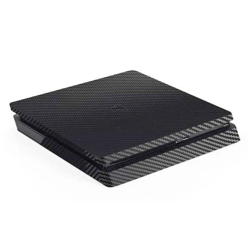 Black Carbon Fiber Specialty Texture Material PS4 Slim Skin