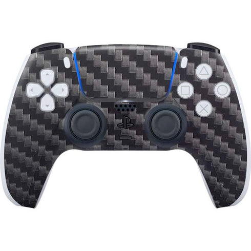 Black Carbon Fiber Specialty Texture Material PS5 Controller Skin
