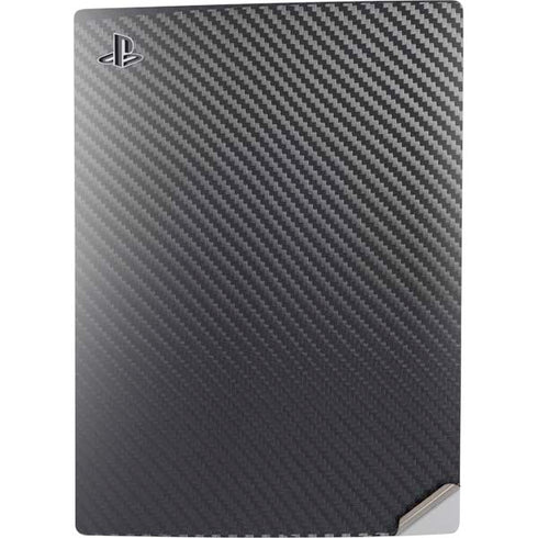 Black Carbon Fiber Specialty Texture Material PS5 Digital Edition Console Skin