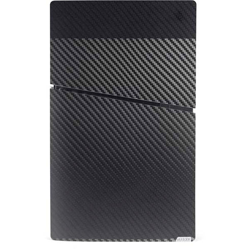 Black Carbon Fiber Specialty Texture Material PS5 Slim Digital Edition Bundle Skin