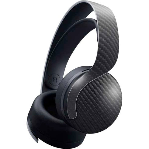 Black Carbon Fiber Specialty Texture Material PULSE 3D Wireless Headset for PS5 Skin