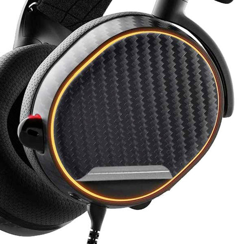 Black Carbon Fiber Specialty Texture Material SteelSeries Arctis 3 Skin