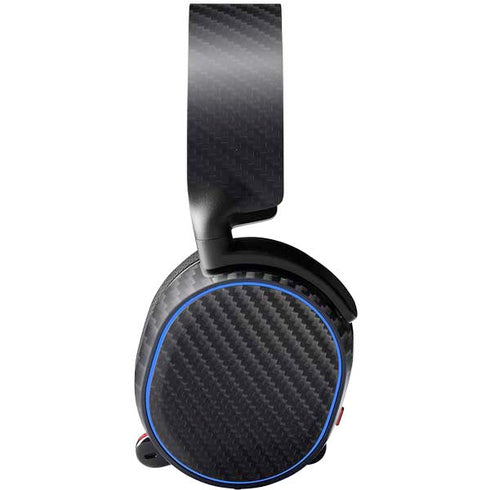 Black Carbon Fiber Specialty Texture Material SteelSeries Arctis 5 Skin