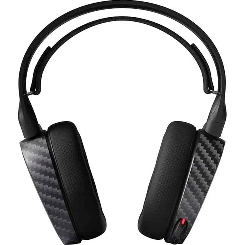 Black Carbon Fiber Specialty Texture Material SteelSeries Arctis 5 Skin