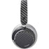 Black Carbon Fiber Specialty Texture Material Surface Headphones Skin