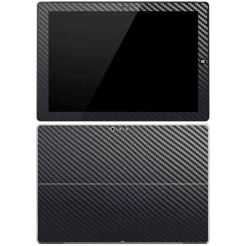 Black Carbon Fiber Specialty Texture Material Surface Pro 3 Skin
