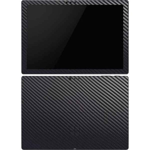 Black Carbon Fiber Specialty Texture Material Surface Pro 6 Skin