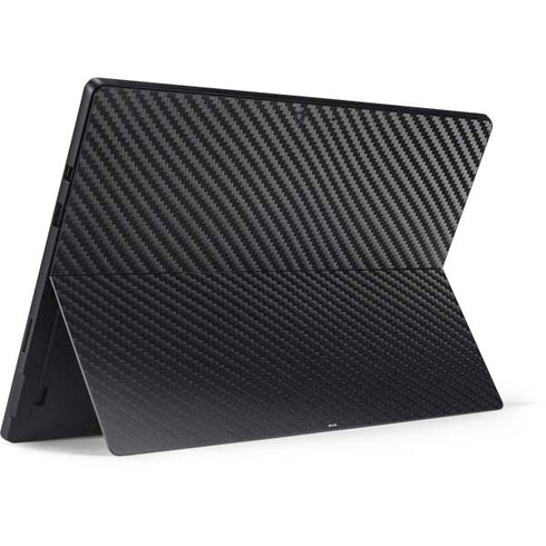 Black Carbon Fiber Specialty Texture Material Surface Pro 7 Skin