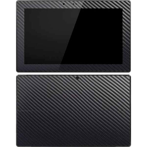 Black Carbon Fiber Specialty Texture Material Surface Pro Tablet Skin