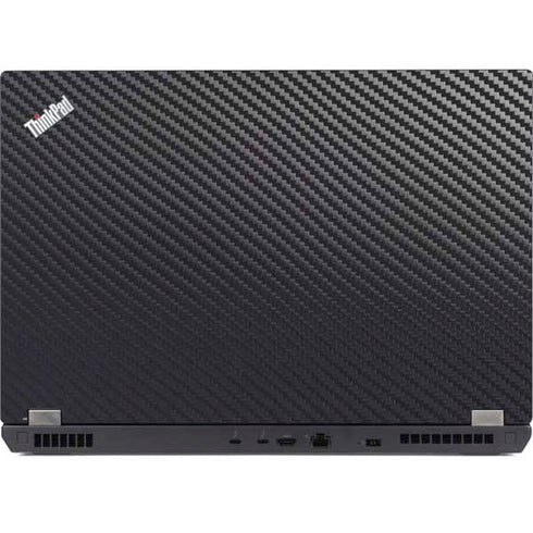Black Carbon Fiber Specialty Texture Material Lenovo ThinkPad Skin