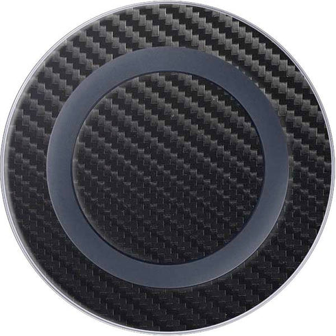 Black Carbon Fiber Specialty Texture Material Wireless Charger Skin