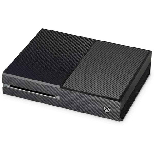 Black Carbon Fiber Specialty Texture Material Xbox One Console Skin