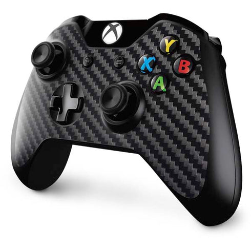 Black Carbon Fiber Specialty Texture Material Xbox One Controller Skin