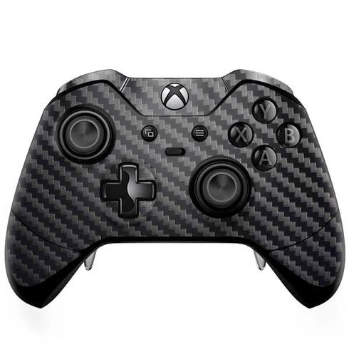 Black Carbon Fiber Specialty Texture Material Xbox One Elite Controller Skin
