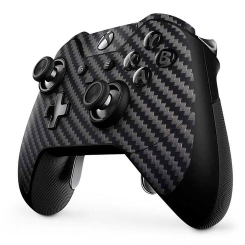 Black Carbon Fiber Specialty Texture Material Xbox One Elite Controller Skin