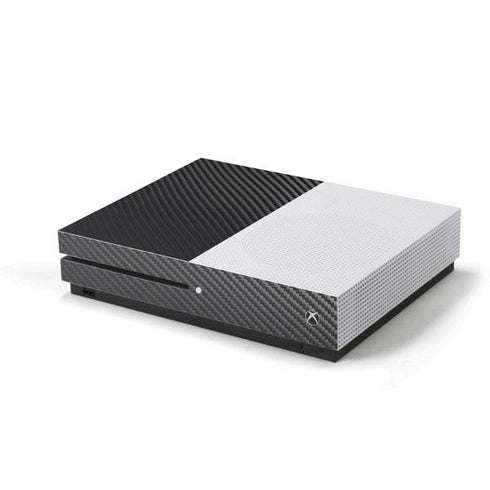 Black Carbon Fiber Specialty Texture Material Xbox One S Console Skin