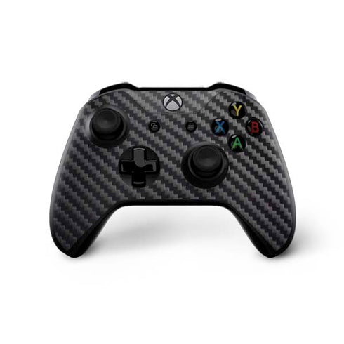 Black Carbon Fiber Specialty Texture Material Xbox One X Controller Skin