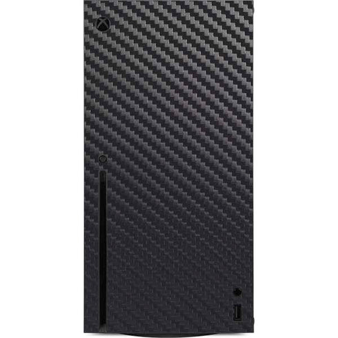 Black Carbon Fiber Specialty Texture Material Xbox Series X Console Skin