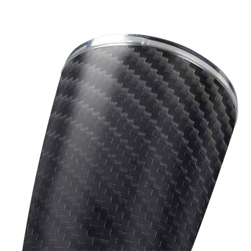 Black Carbon Fiber Specialty Texture Material Yeti 20oz Tumbler Skin