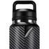 Black Carbon Fiber Specialty Texture Material YETI Rambler 36oz Bottle Skin