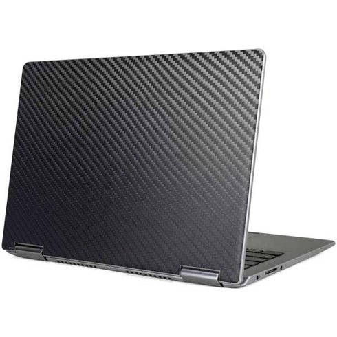 Black Carbon Fiber Specialty Texture Material Yoga 710 14in Skin