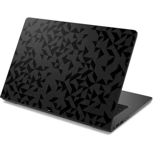 Black Geometric Dell Chromebook Skin