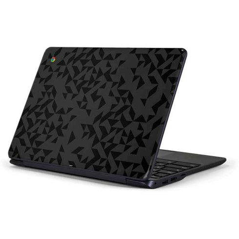 Black Geometric Samsung Chromebook Skin