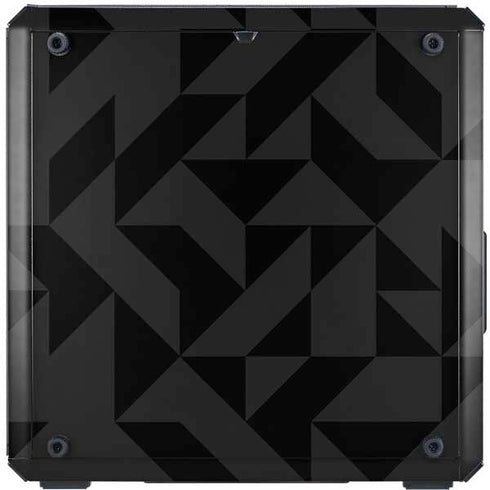 Black Geometric Cooler Master MasterBox Q300L Mini Tower Skin