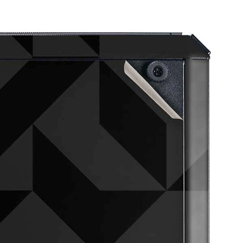 Black Geometric Cooler Master MasterBox Q300L Mini Tower Skin