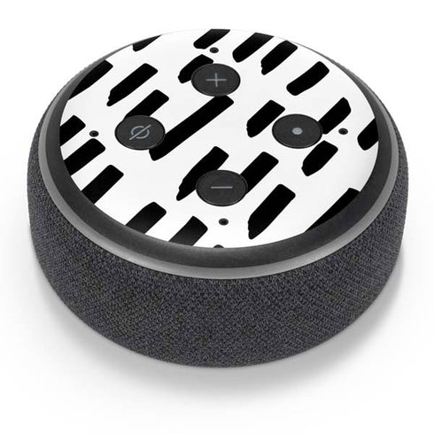 Black Dash Amazon Echo Dot Skin