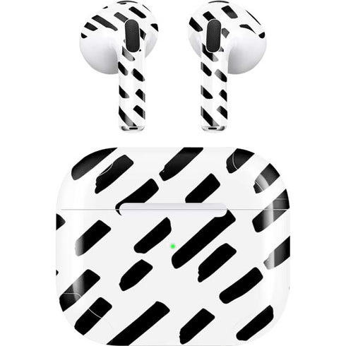 Black Dash Apple AirPods (3rd Gen 2021) Skin