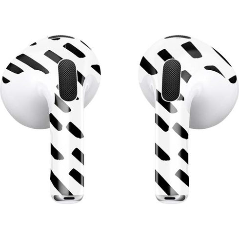 Black Dash Apple AirPods (3rd Gen 2021) Skin