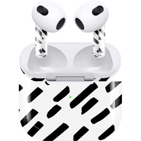 Black Dash Apple AirPods (3rd Gen 2021) Skin