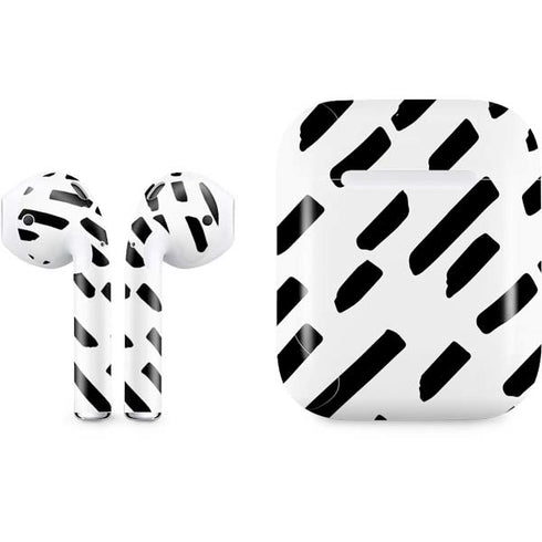 Black Dash Apple AirPods Skin