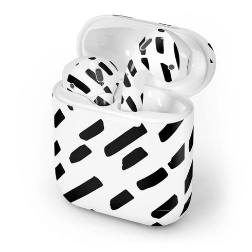 Black Dash Apple AirPods Skin