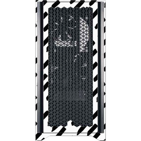 Black Dash Corsair 4000D Tempered Glass Mid-Tower ATX Case Skin