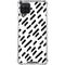 Black Dash Galaxy A12 Clear Case