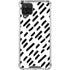 Black Dash Galaxy A12 Clear Case