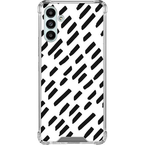 Black Dash Galaxy A13 5G Clear Case