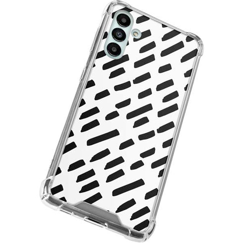 Black Dash Galaxy A13 5G Clear Case