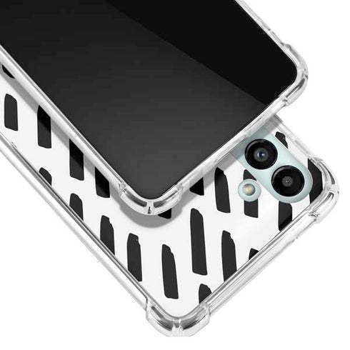 Black Dash Galaxy A13 5G Clear Case