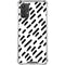 Black Dash Galaxy A32 5G Clear Case