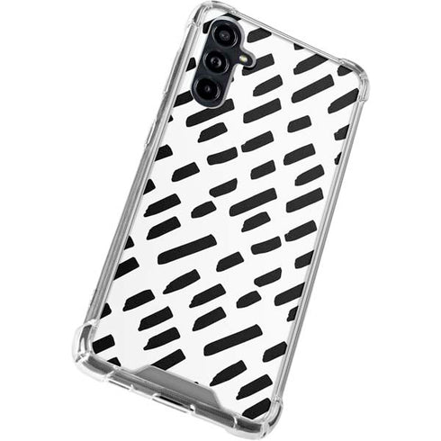 Black Dash Galaxy A54 5G Clear Case