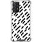 Black Dash Galaxy A72 5G Clear Case