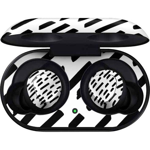 Black Dash Galaxy Buds Skin