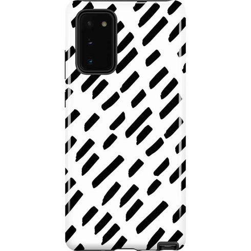 Black Dash Galaxy Note20 5G Pro Case